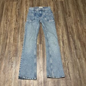 We The Free Aiden Jeans Women's 25 Low Rise Slim Bootcut Denim